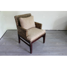 Antique Hyacinthe à l&#39;eau Chaise à café et chaise Meuble en osier